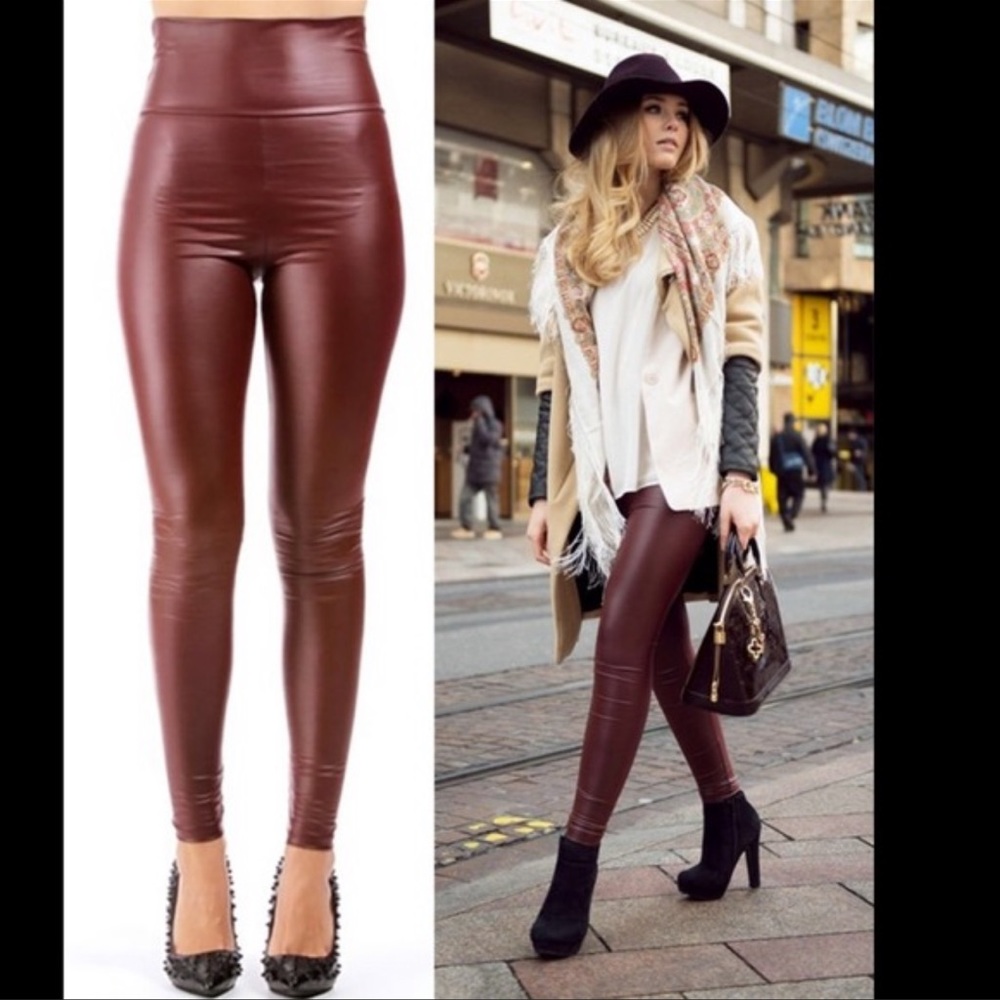 Favorite Faux Leather high waisted leggings